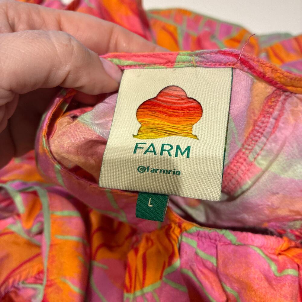 FARM Rio Pink Printed Ruffle Harem Pant Set - Picture 12 of 16